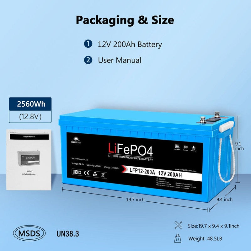 200Ah Self Heating Lithium Leisure Battery