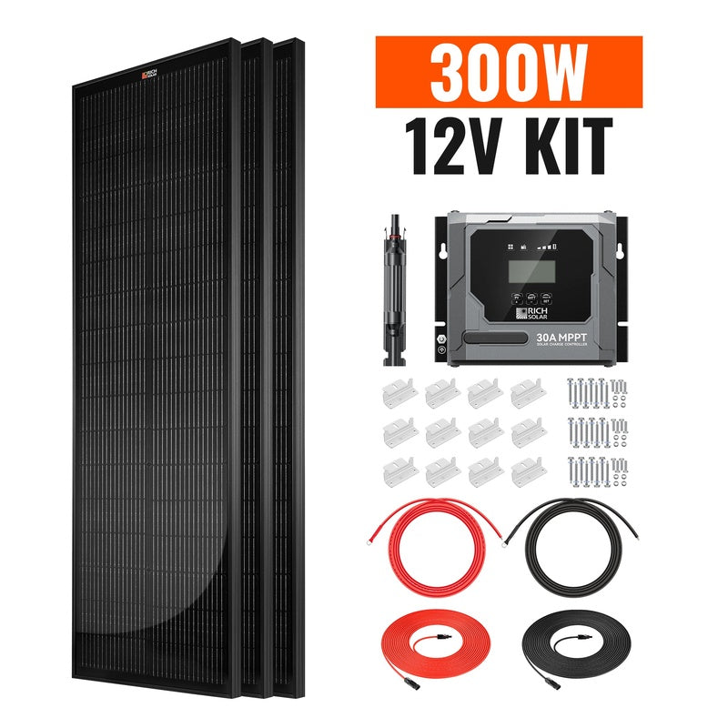 300W Low Profile Solar Kit