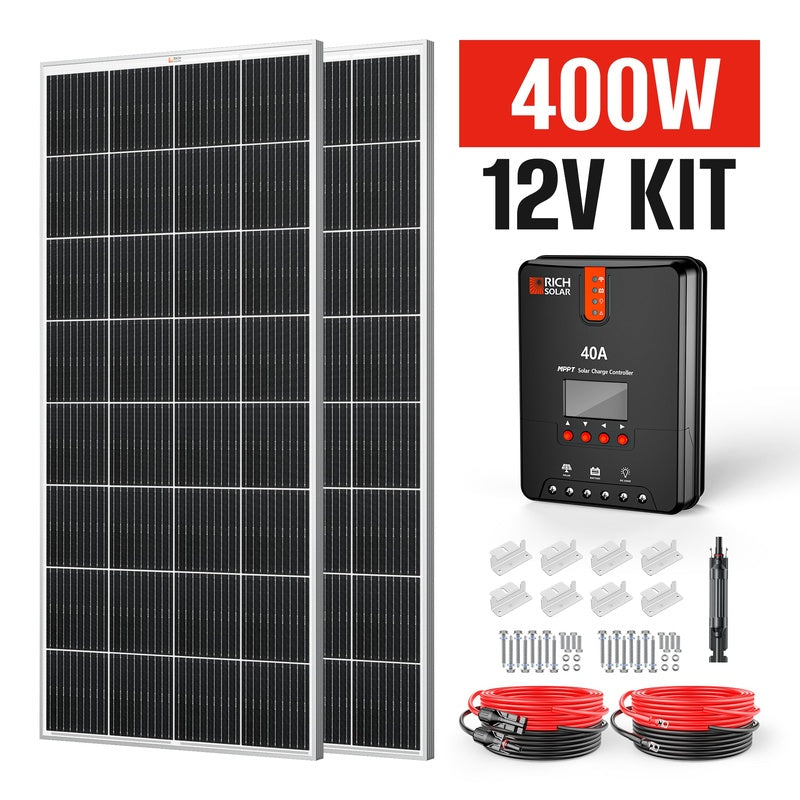 400W Low Profile Solar Kit