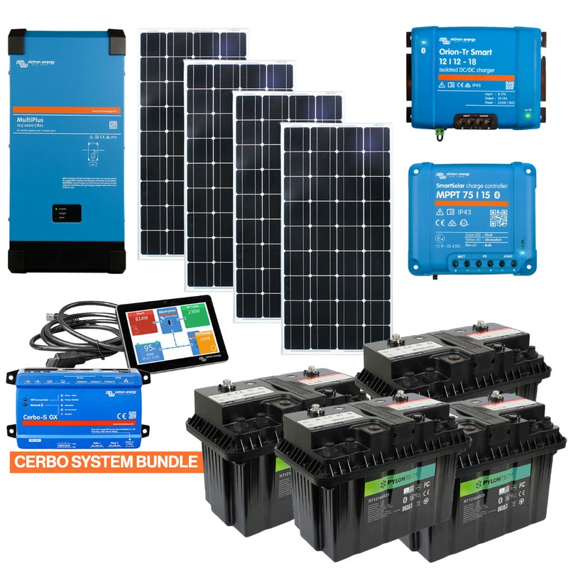 Complete Power System with 400Ah Lithium and 2000VA Inverter