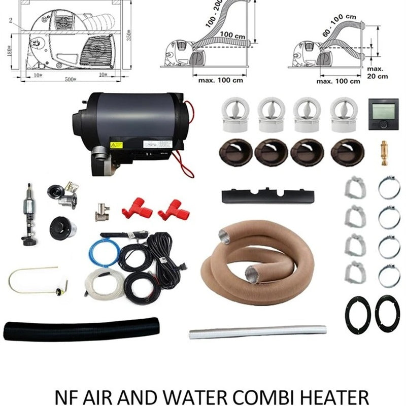 Diesel Combination Water and Air Heater