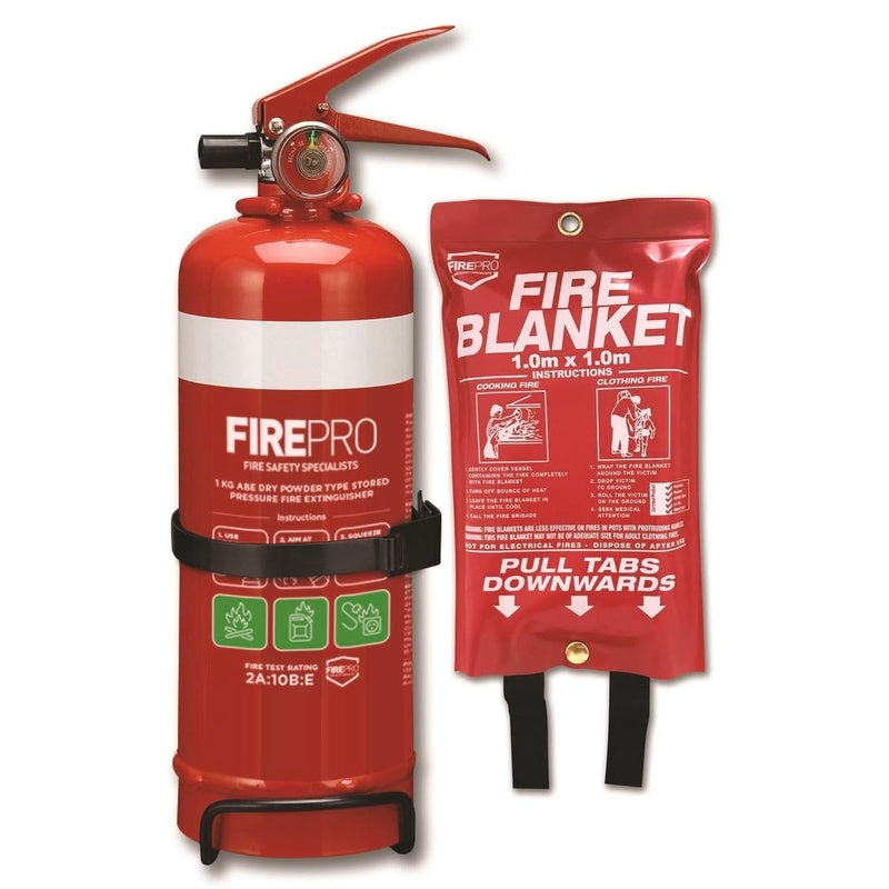 Fire Extinguisher and Blanket Kit