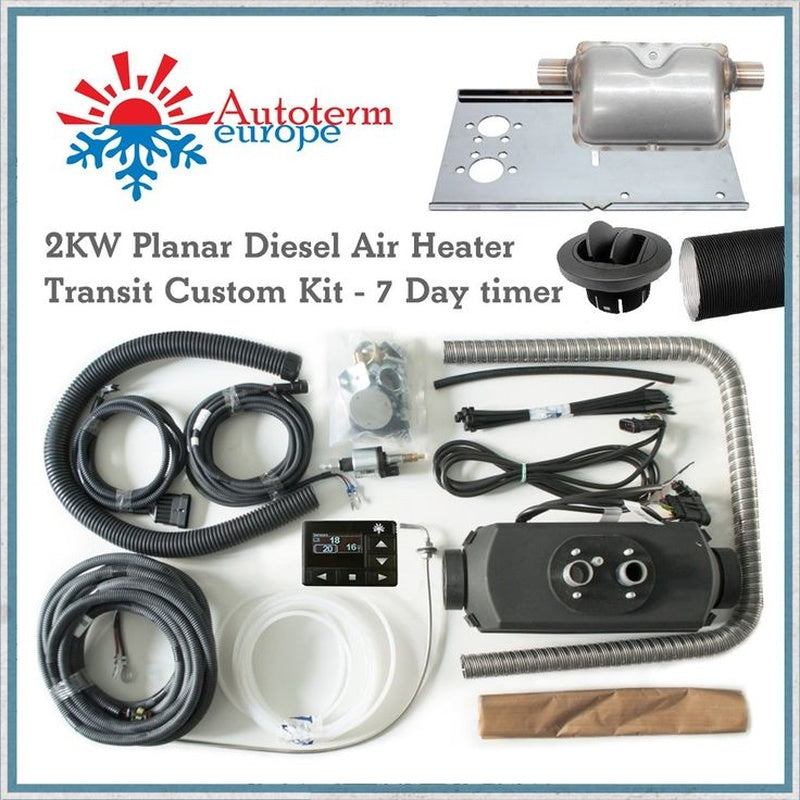 Transit Diesel Water and Air Heater Package