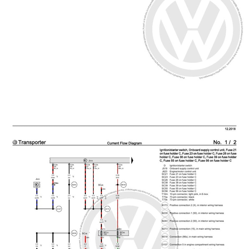 Transporter T6 and T6.1 Complete Electrical System