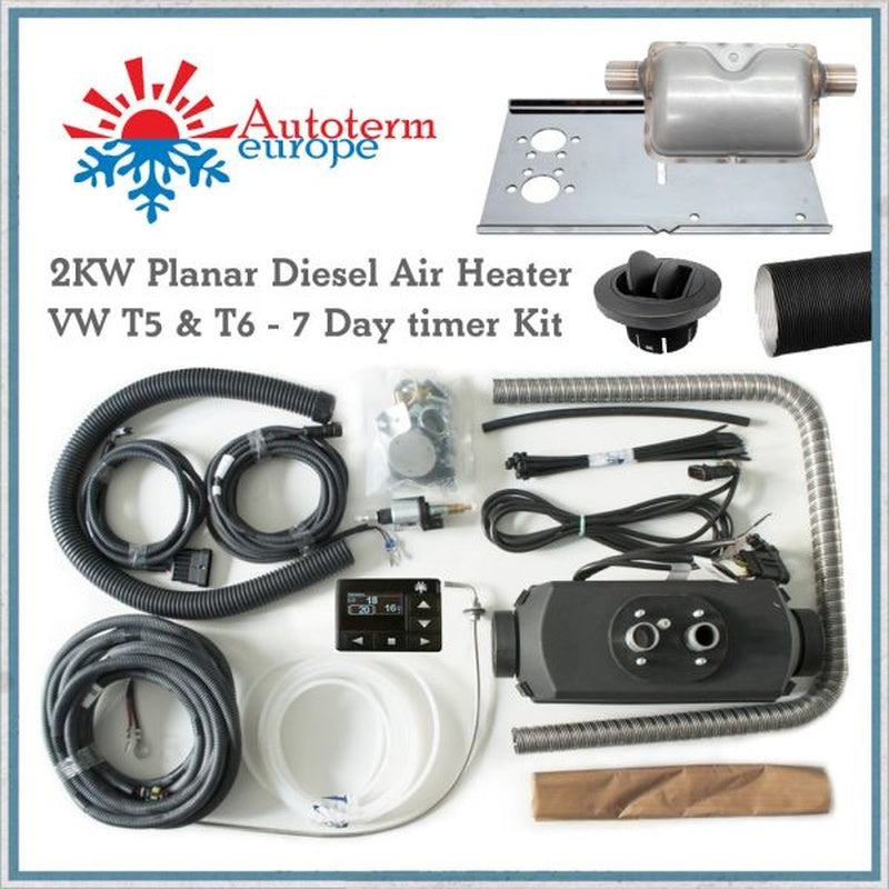 Transporter T6 and T6.1 Diesel Water and Air Heater Package